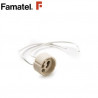 Portalámpara GU10 230V Cable 15cm FAMATEL | 75