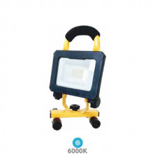 Proyector LED Batería RECARGABLE 20w 6000K 600Lm Amarillo/Negro FORGE POWER SILVER C1