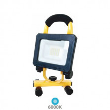 Proyector LED Batería RECARGABLE 50w 6000K 1200Lm Amarillo/Negro FORGE POWER SILVER C1