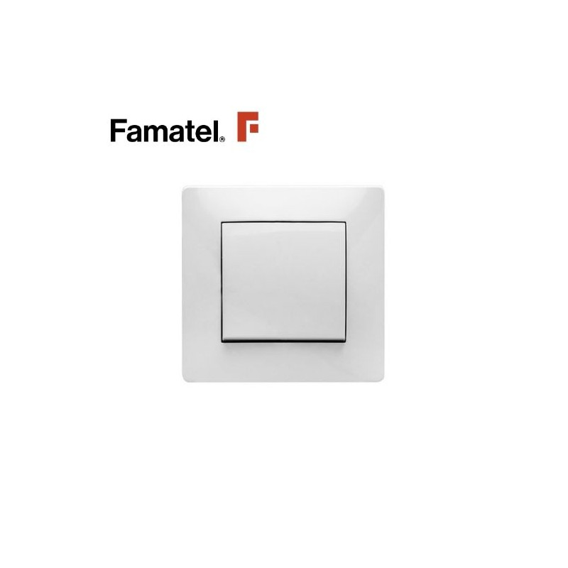 Mecanismo empotrar Serie HABITAT15 Pulsadores 10A-220V Blanco FAMATEL / 6