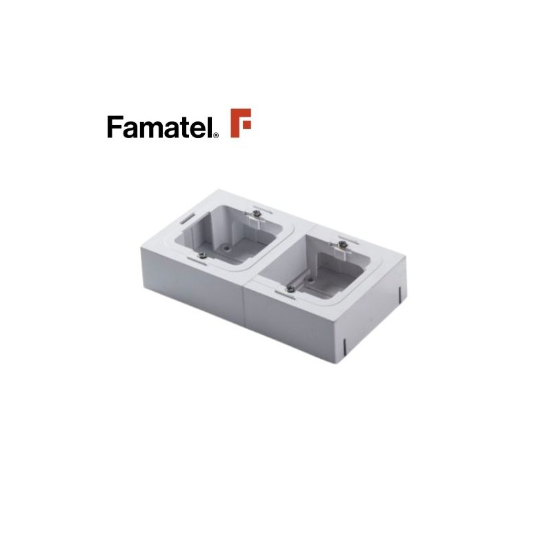 Caja superficie doble para mecanismos de empotrar Serie HABITAT15 FAMATEL / 10