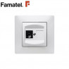 Mecanismo empotrar Serie HABITAT15 Toma RJ45 Blanco FAMATEL / 6