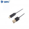 Cable USB macho a USB Tipo C macho 2.0 - 1,5M GSC C1/250