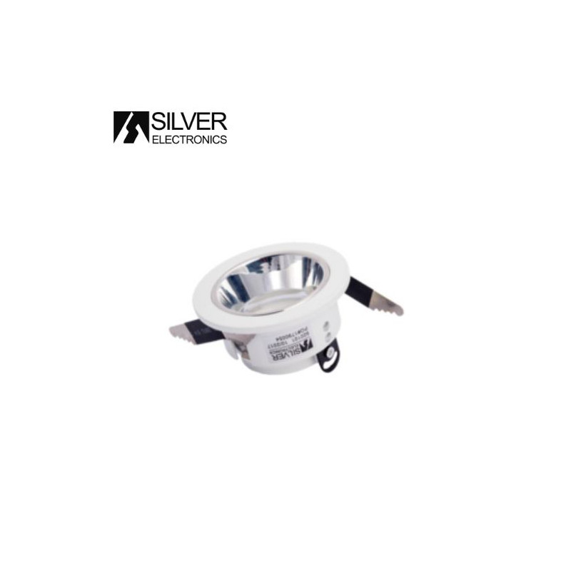 Aro redondo basculante Blanco Diámetro empotra. 75mm SONA SILVER UUS