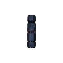 Conector prensaestopa 53x15,4mm para cable de 2x0,5mm IP65 SILVER C1/25