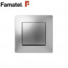Mecanismo empotrar Serie HABITAT15 Interruptor Conmutador 10A-220V Color Aluminio FAMATEL / 10