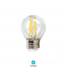 Bombilla Esférica LED E27 3w 5000K 450Lm FILAMENTO Transparente 220V PREMIUM SILVER ÚLTIMAS UNIDADES