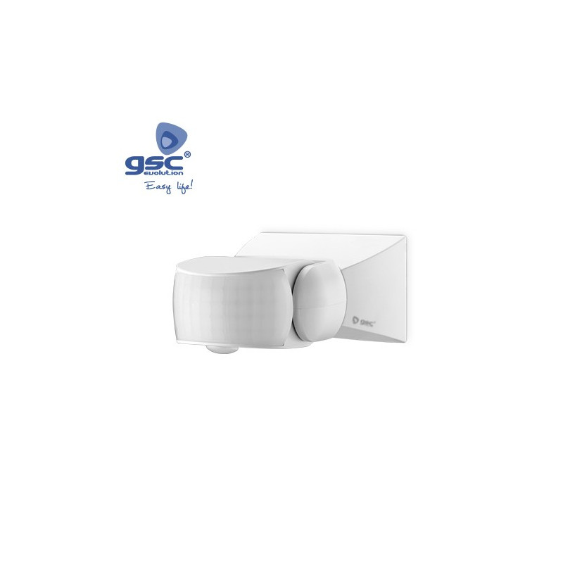 Detector movimiento superficie orientable pared Regulable 80 x 119 x 51 mm 220V 360g IP65 GSC C1/50