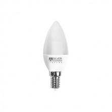 Bombilla Vela LED E14 6w 4000K 520Lm 220V PREMIUM SILVER C10