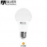 Bombilla Estándar LED E27 10w 2700K 820Lm 220V PREMIUM SILVER C10