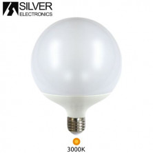 Bombilla Globo LED E27 G120 15w 3000K 1350Lm 220V PREMIUM SILVER C1