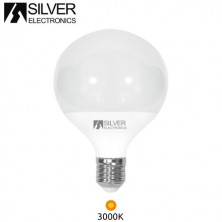 Bombilla Globo LED E27 G95 12w 3000K 1150Lm 220V PREMIUM SILVER C1