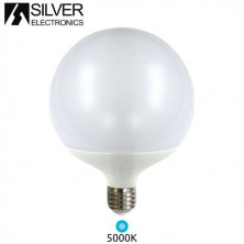 Bombilla Globo LED E27 G120 15w 5000K 1350Lm 220V PREMIUM SILVER C1