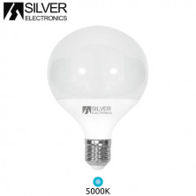 Bombilla Globo LED E27 G95 12w 5000K 1150Lm 220V PREMIUM SILVER C1
