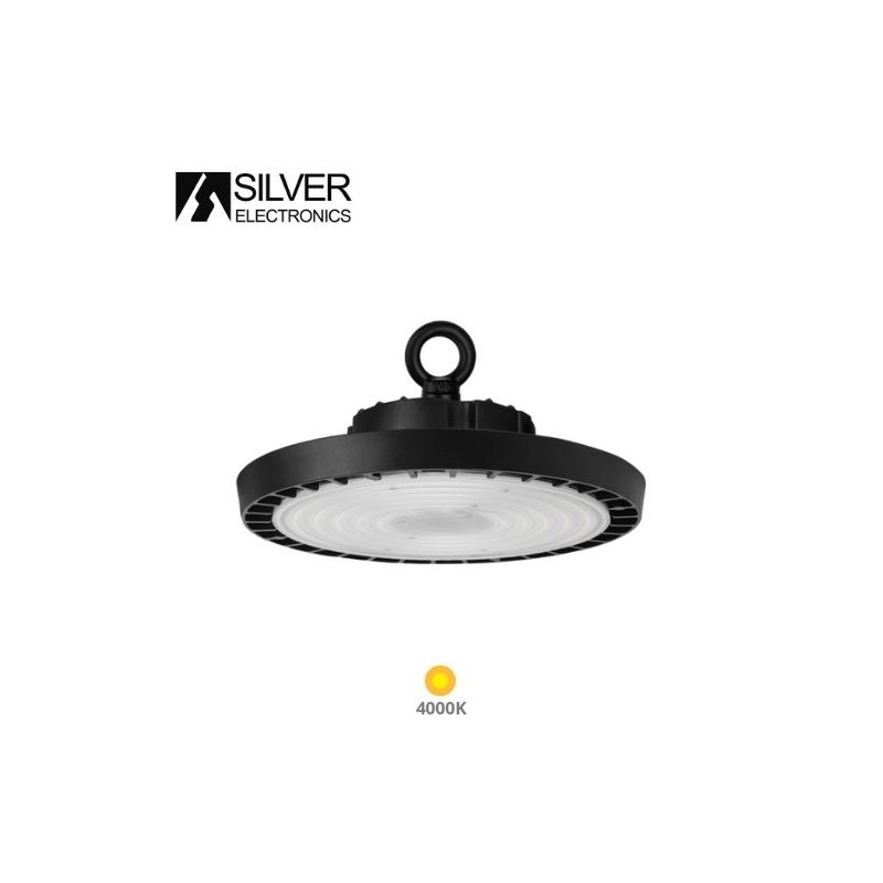 Campana Industrial 150W 4000K 27000Lm Negro PUNCH 4 PRO+ 5G IP65 SILVER