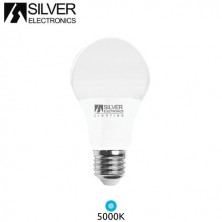 Bombilla Estándar LED E27 7w 5000K 670Lm 220V PREMIUM SILVER C10