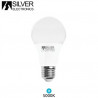 Bombilla Estándar LED E27 7w 5000K 670Lm 220V PREMIUM SILVER C10