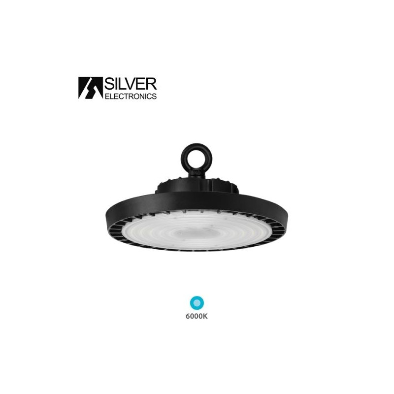 Campana Industrial 200W 6000K 36000Lm Negro PUNCH 4 PRO+ 5G IP65 SILVER C1