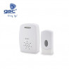 Timbre inalámbrico con pulsador 80m 85dB Alimentado a pilas 3xAA + 1x23A IP44 GSC C12/48 UUS