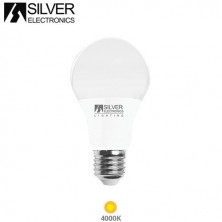 Bombilla Estándar LED E27 7w 4000K 670Lm 220V SILVER C10