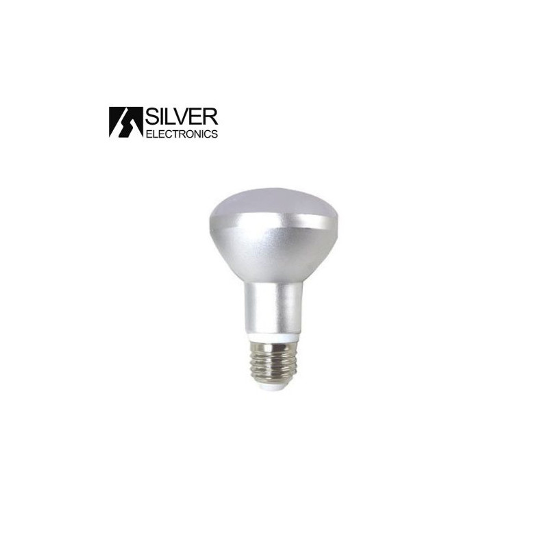 Bombilla Reflectora LED E27 R80 10w 5000K 870Lm 220V PREMIUM SILVER C1