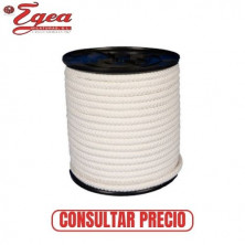 Cuerda Poliéster Driza-Trenzada 10mm Mate Rollo 100m EGEA