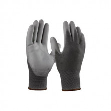 Guantes POLIÉSTER Recubierto de Poliuretano Gris T9 Arcotek C144