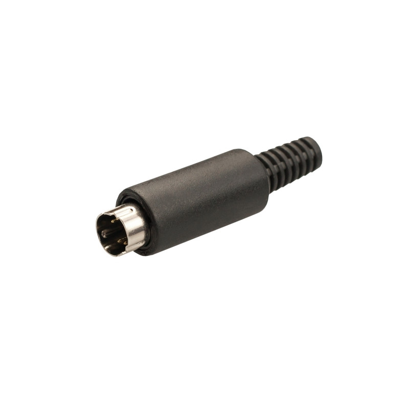 Conector Macho mini-DIN 4P. AVALVA