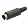 Conector Macho mini-DIN 4P. AVALVA