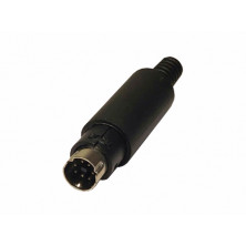 Conector Macho mini-DIN 7P. AVALVA