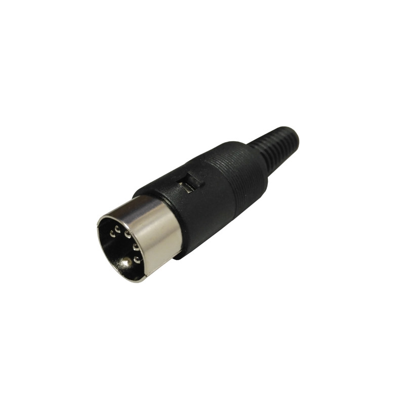 Conector Macho DIN aereo 5P 45g AVALVA