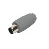 Conector Macho TV 9.5mm recto. Gris