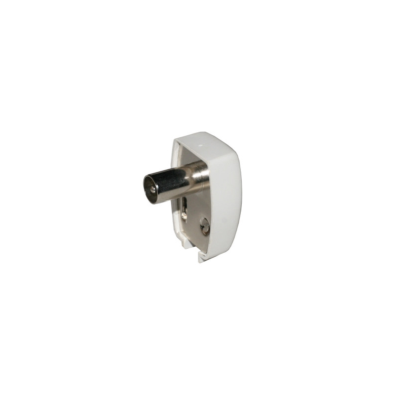 Conector Macho TV 9.5mm acodado AVALVA