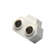 Adaptador TV 1Hembra-2Hembra 9.5 AVALVA