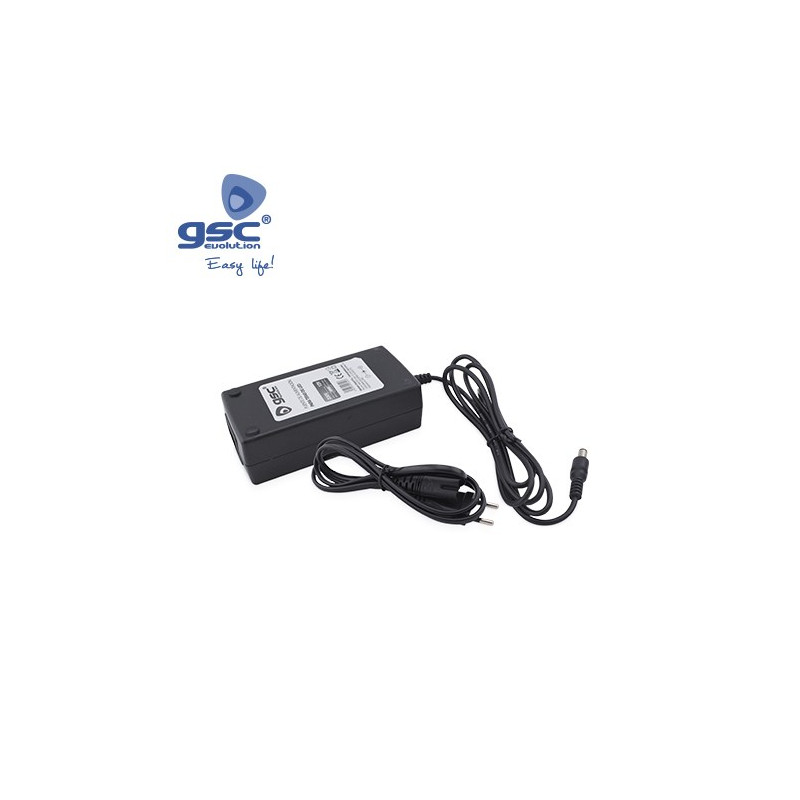 Fuente de alimentación para Tira de LED 12V 60w con cable y conector IP20 GSC C1/36