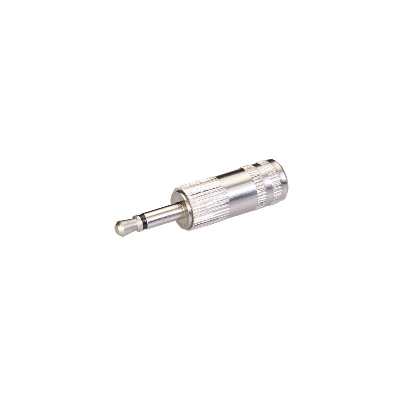 Conector Jack Macho mono 3,5 Metalico. AVALVA