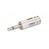 Conector Jack Macho mono 3,5 Metalico. AVALVA