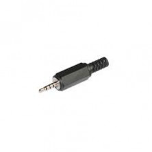 Conector Jack Macho estereo 2,5 A/V AVALVA