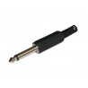 Conector Jack Macho mono 6,3mm plastico AVALVA