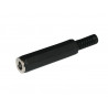 Conector Hembra jack aerea mono 6,3mm AVALVA