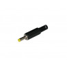 Conector Jack Macho alimentacion 1,7mm AVALVA