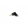 Conector Jack Macho alimentacion 2,35x0,75mm AVALVA