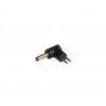 Conector Jack Macho alimentacion 3,5x1,3mm AVALVA