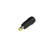 Conector Hembra alimentacion a macho jack alimentacion 5.5x3.0 c/pin interior AVALVA