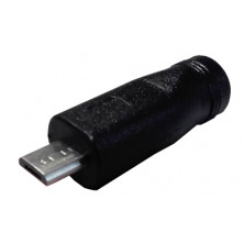 Conector Hembra alimentacion a macho microUSB AVALVA