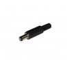 Conector Jack Macho alimentacion 2,1mm AVALVA