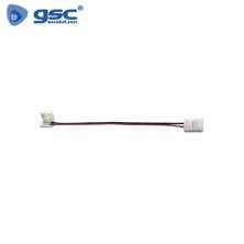 Para tiras LED 12V/24V 10mm SMD5050 Cable clip a clip 17cm GSC