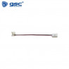 Para tiras LED 12V/24V 10mm SMD5050 Cable clip a clip 17cm GSC