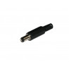 Conector Jack Macho alimentacion 2,5mm AVALVA