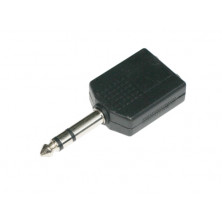 Conector Macho 6,3 estereo-2H 6,3 estereo AVALVA